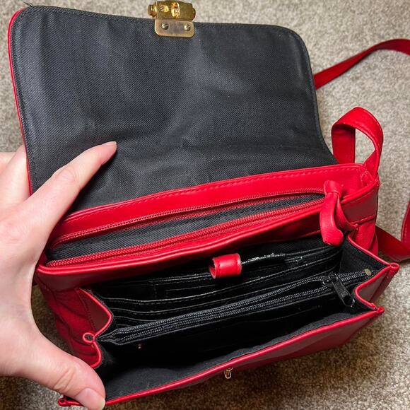 Vintage red leather purse naturalizer - Picture 5 of 7